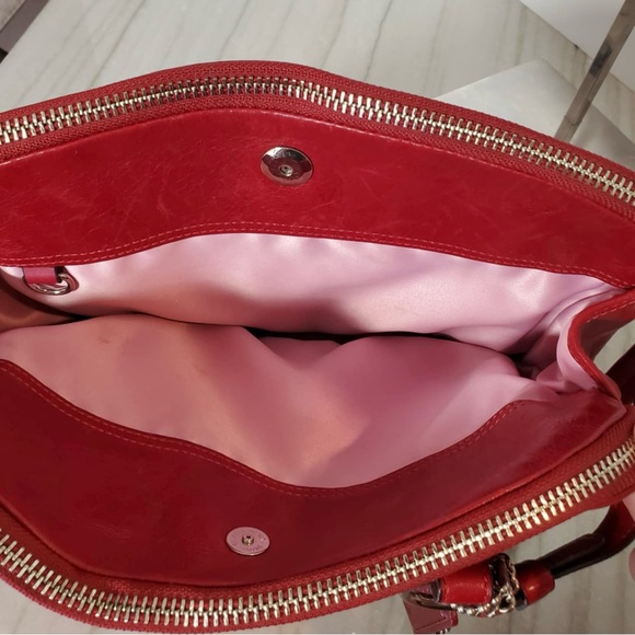 Coach Bonnie Soho Red Shoulder Bag No 12695 - Picture 12 of 16